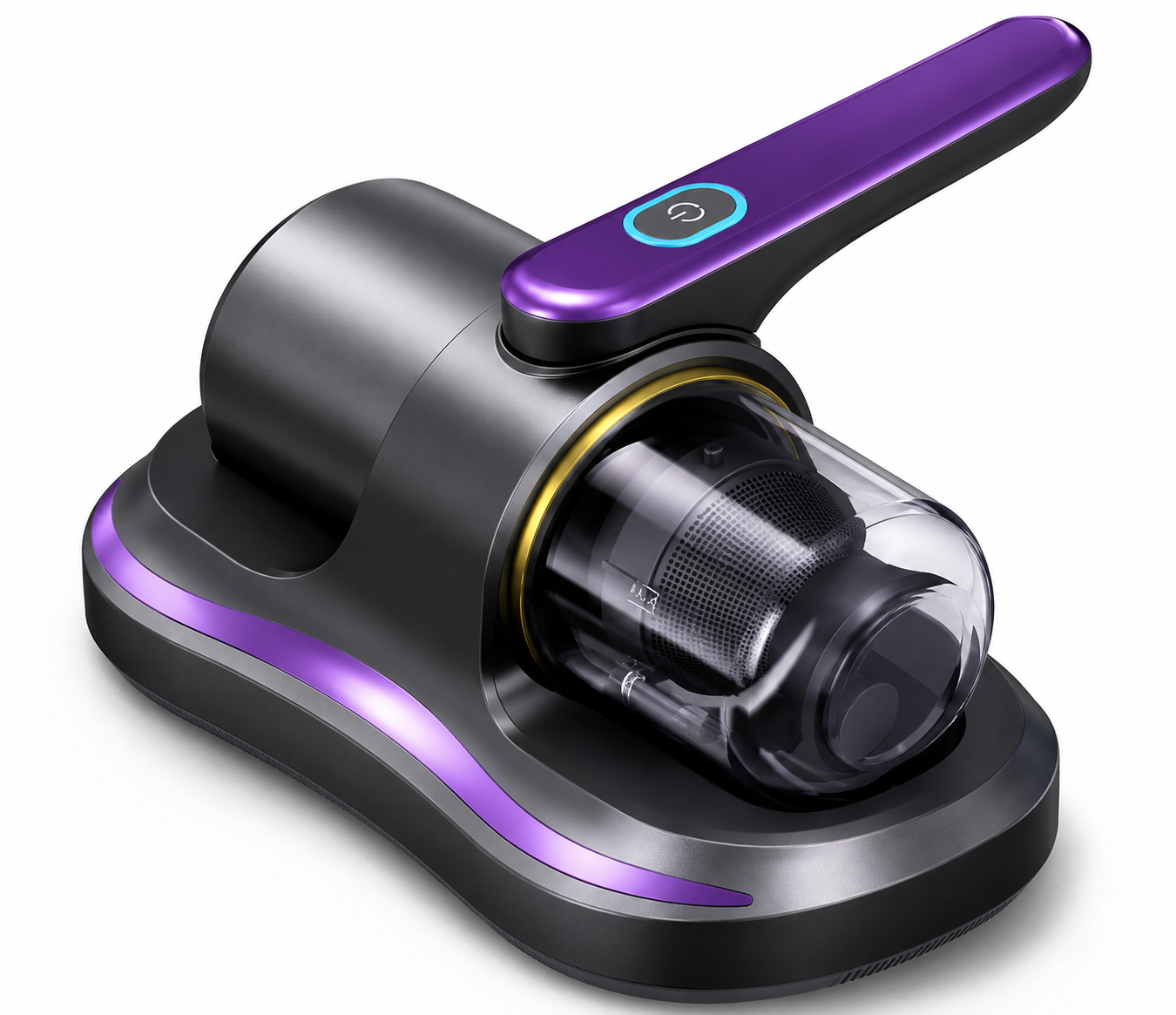 Wireless Handheld Mattress Vacuum Cleaner – UV-C + HEPA Filter, 12KPa Ultrasonic Vibration